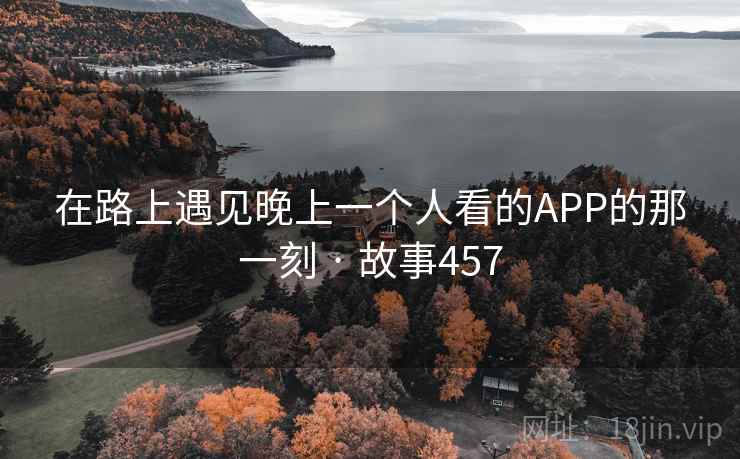 在路上遇见晚上一个人看的APP的那一刻 · 故事457 在路上遇见晚上一个人看的APP的那一刻 · 故事457